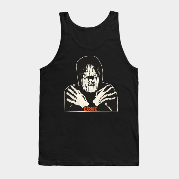 The Carrie Ghost Tank Top by darklordpug
